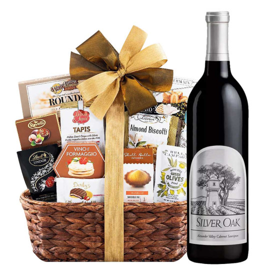 Silver Oak Alexander Valley Cabernet Sauvignon Wine Gift Basket