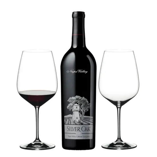 Silver Oak Napa Valley Cabernet Sauvignon Wine And Riedel Glass Set