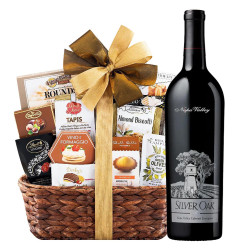 Silver Oak Napa Valley Wine and Bon Appetit Gift Basket
