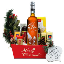 Eagle Rare Bourbon Christmas Gift Basket