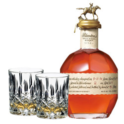 Blanton's Bourbon And Riedel Glasses Set of Two