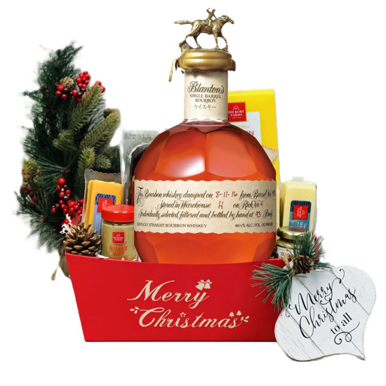 Blanton's Bourbon Christmas Gift Basket Blanton's Bourbon Christmas Gift Basket