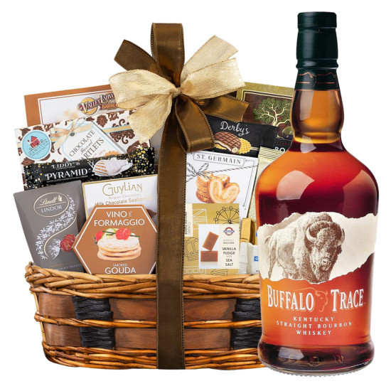 Buffalo Trace Bourbon And Bon Appetit Gourmet Gift Basket