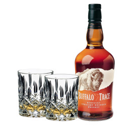 Buffalo Trace Bourbon And Riedel Glasses Gift Set