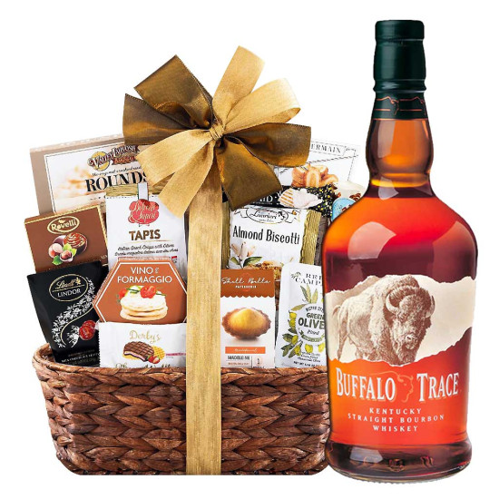 Buffalo Trace Bourbon And Bon Appetit Gourmet Gift Basket