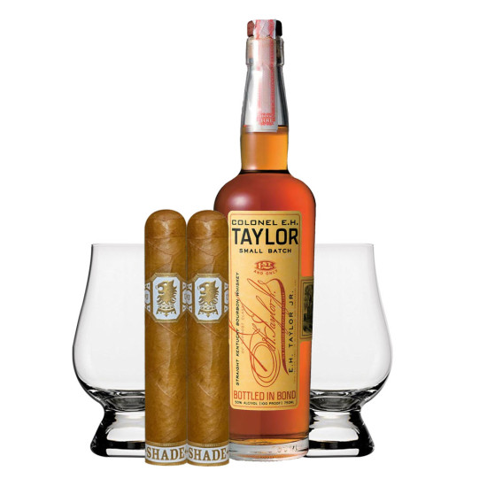 E.H. Taylor Bourbon Gift Set with Glasses & Cigar