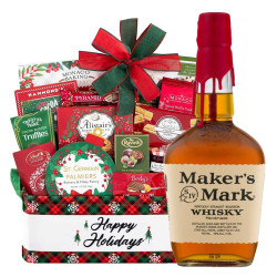 Maker's Mark Bourbon and Holiday Gift Basket