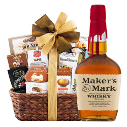 Maker's Mark Bourbon And Bon Appetit Gourmet Gift Basket