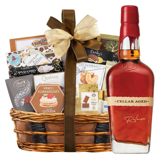 Maker's Mark Cellar Aged And Bon Appetit Gourmet Gift Basket