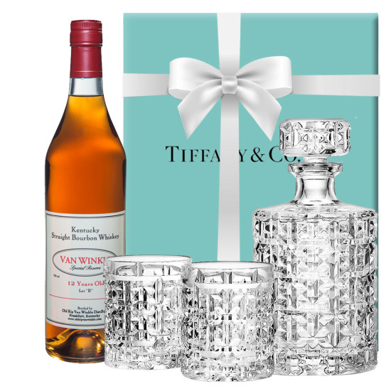 Pappy Van Winkle 12 Year Bourbon And Tiffany True Barware Gift Set Pappy Van Winkle 12 Year Bourbon And Tiffany True Barware Gift Set
