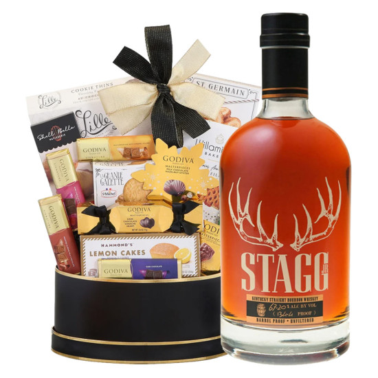 Stagg Jr. Bourbon And Gourmet Gift Basket Stagg Jr. Bourbon And Gourmet Gift Basket