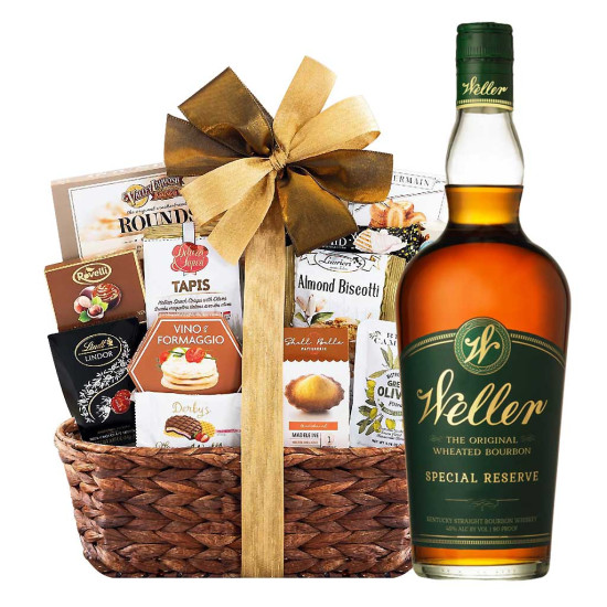Weller Special Reserve Bourbon And Bon Appetit Gourmet Gift Basket