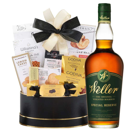 Weller Special Reserve Bourbon And Gourmet Gift Basket