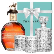 Blanton's Bourbon Gold Edition & Tiffany True Barware Gift Set