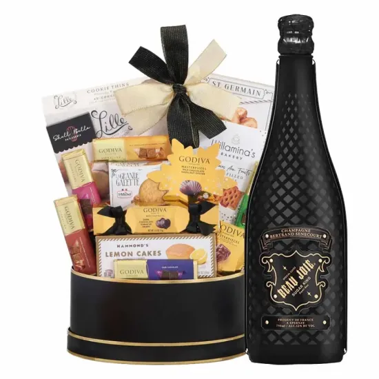 Beau Joie Sugar King Demi-Sec & Gold Celebration Gift Basket