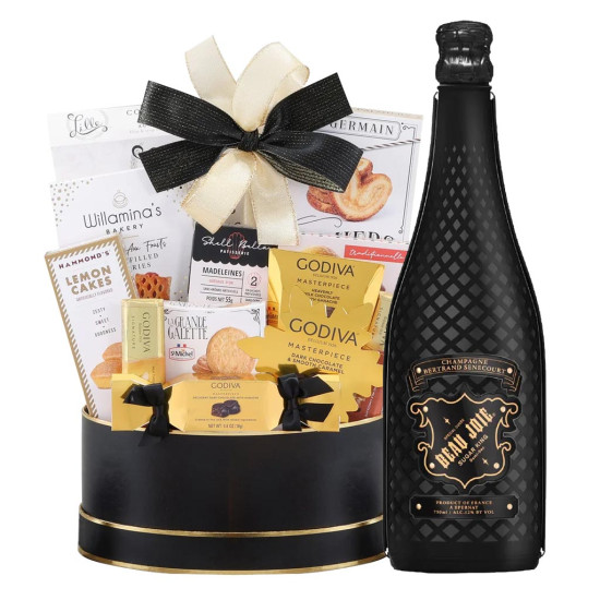 Beau Joie Sugar King Demi-Sec & Gold Celebration Gift Basket