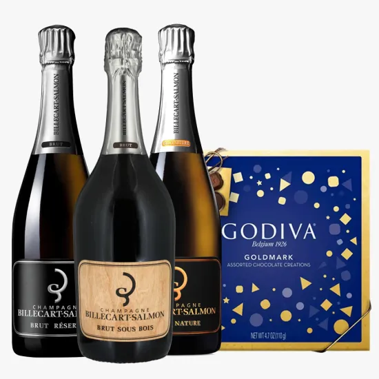 Billecart Salmon Brut Champagne Trio Gift Set