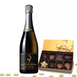 Billecart-Salmon Brut Nature With Godiva 8 PC
