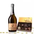 Billecart-Salmon Brut Rose with Godiva 8PC Chocolate Box