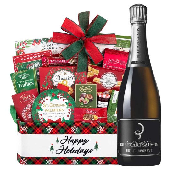 Billecart-Salmon Reserve Champagne And Holiday Gift Basket