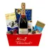 Christmas Gift Basket With Moet & Chandon Champagne