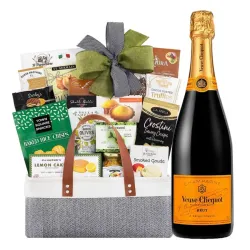 Veuve Clicquot Brut And Connoisseur Gift Basket