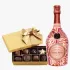Laurent Perrier Cuvee Rose Petal Robe Gift Set