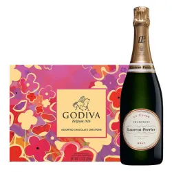 Laurent Perrier La Cuvee And Godiva Chocolate Gift Set Laurent Perrier La Cuvee And Godiva Chocolate Gift Set