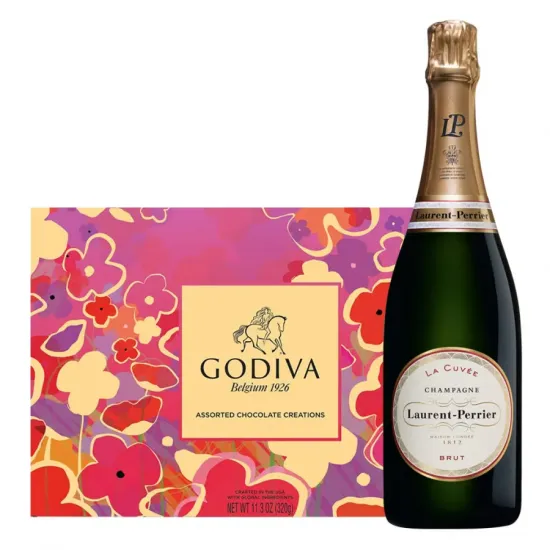 Laurent Perrier La Cuvee And Godiva Chocolate Gift Set Laurent Perrier La Cuvee And Godiva Chocolate Gift Set