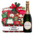 Laurent-Perrier La Cuvee Champagne With Holiday Gift Basket