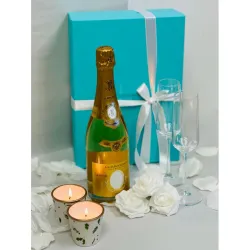 Cristal Champagne And Tiffany Flutes Set