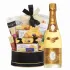 Louis Roederer Cristal Champagne And Golden Gift Basket