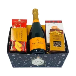 Veuve Clicquot Champagne And Gourmet Gift Basket