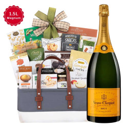 Veuve Clicquot Magnum Champagne And Gourmet Gift Basket
