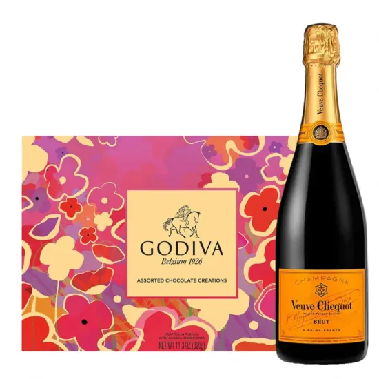 Veuve Clicquot And Godiva 26 Pcs Chocolate Gift Set