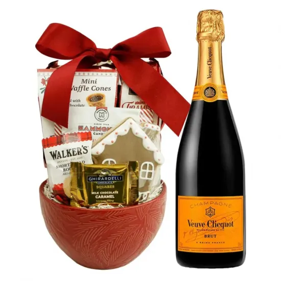 Veuve Clicquot And Chocolates Gift Basket