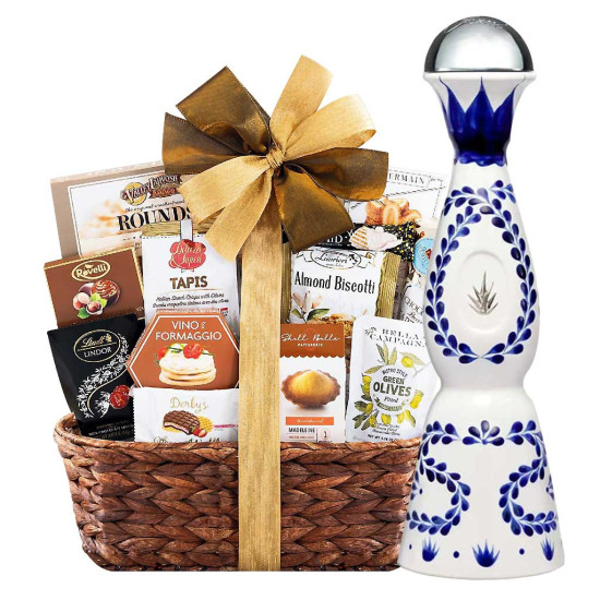 Clase Azul Reposado Tequila and Godiva Gift Basket