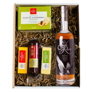 Eagle Rare Bourbon and Cheese Gift Basket set