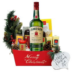 Jameson Irish Whiskey And Christmas Gift Basket