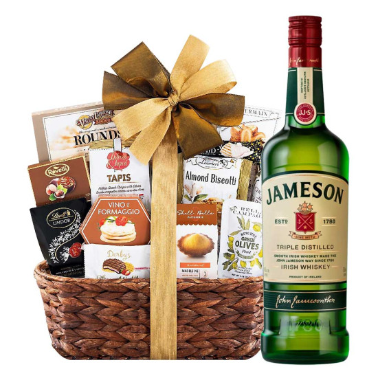 Jameson Irish Whiskey And Bon Appetit Gourmet Gift Basket