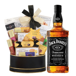 Jack Daniels Black Label Tennessee Whiskey Gift Basket