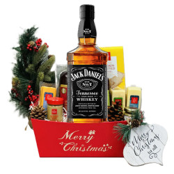 Jack Daniels Christmas Gift Basket