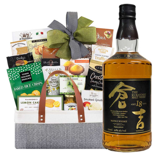 Kurayoshi Whisky (Matsui Shuzo) and Gourmet Delight Gift Basket