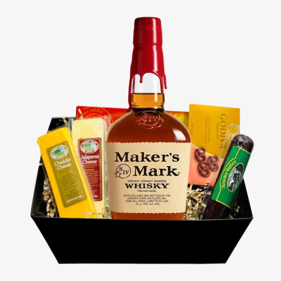 Makers Mark and Cheese Gift Basket Makers Mark and Cheese Gift Basket