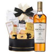 Macallan 15 Year Scotch Whisky Gift Basket